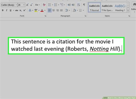 how to quote movies in essays